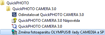 start-menu-olympus-camedia-camera-change-link-cs