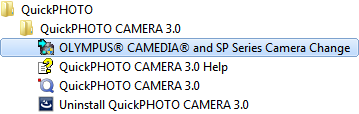 start-menu-olympus-camedia-camera-change-link